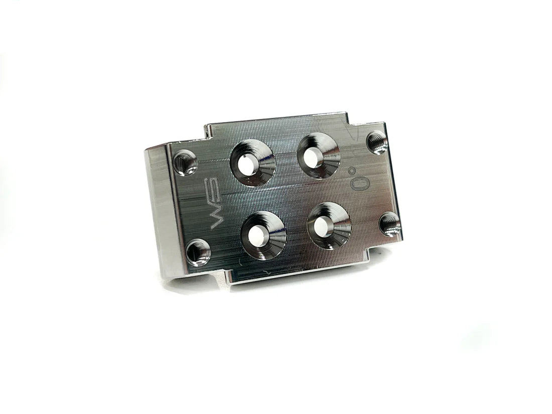 Willspeed W3056 - Bulkhead avant en acier inoxydable à 0° - 30g - pour Asso B7