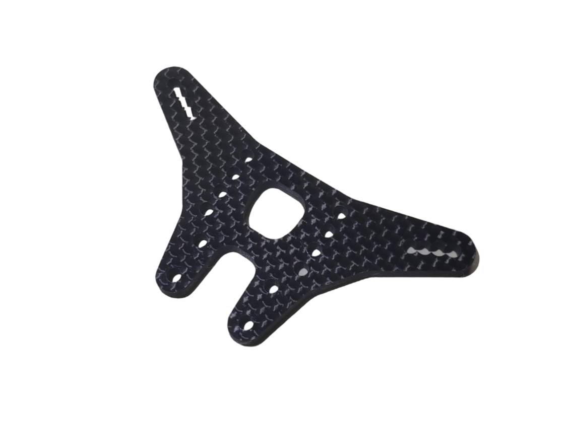 Graphite Rear Shock Tower 4mm ( For Team Associated RC10 B6.3 B6.4 with X-Ray XB2 mounting system)  RCS-180-B6.3R2